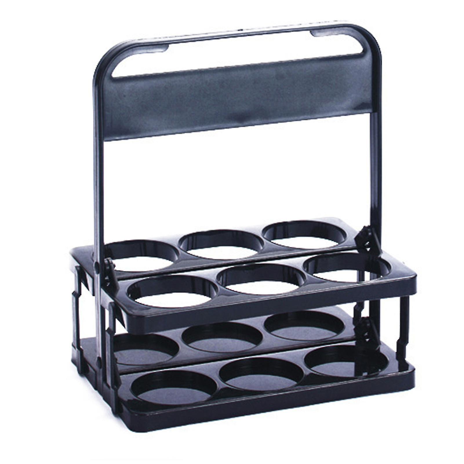 6 Cells Beer Carrier Plastic Folding Design Cans Holding Container For Wine Beer Soda