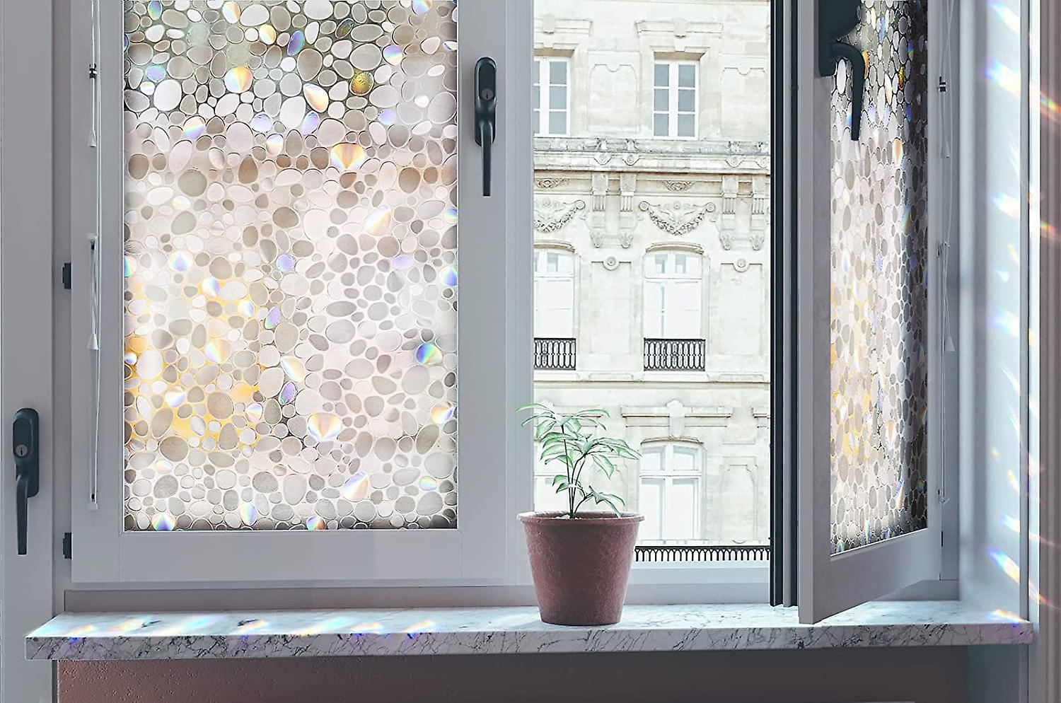 Window Film with Installation Tool，Electrostatic Window Film, Privacy