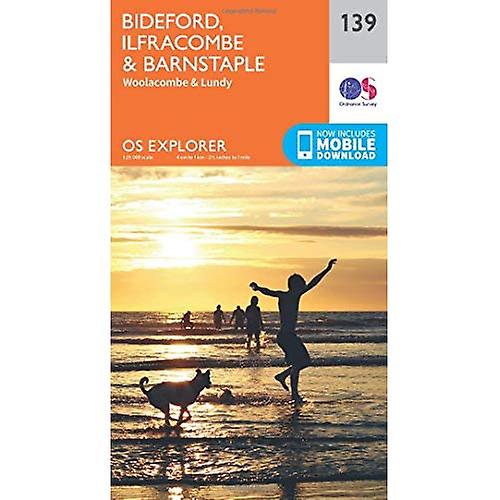 OS Explorer Map (139) Bideford, Ilfracombe and Barnstaple