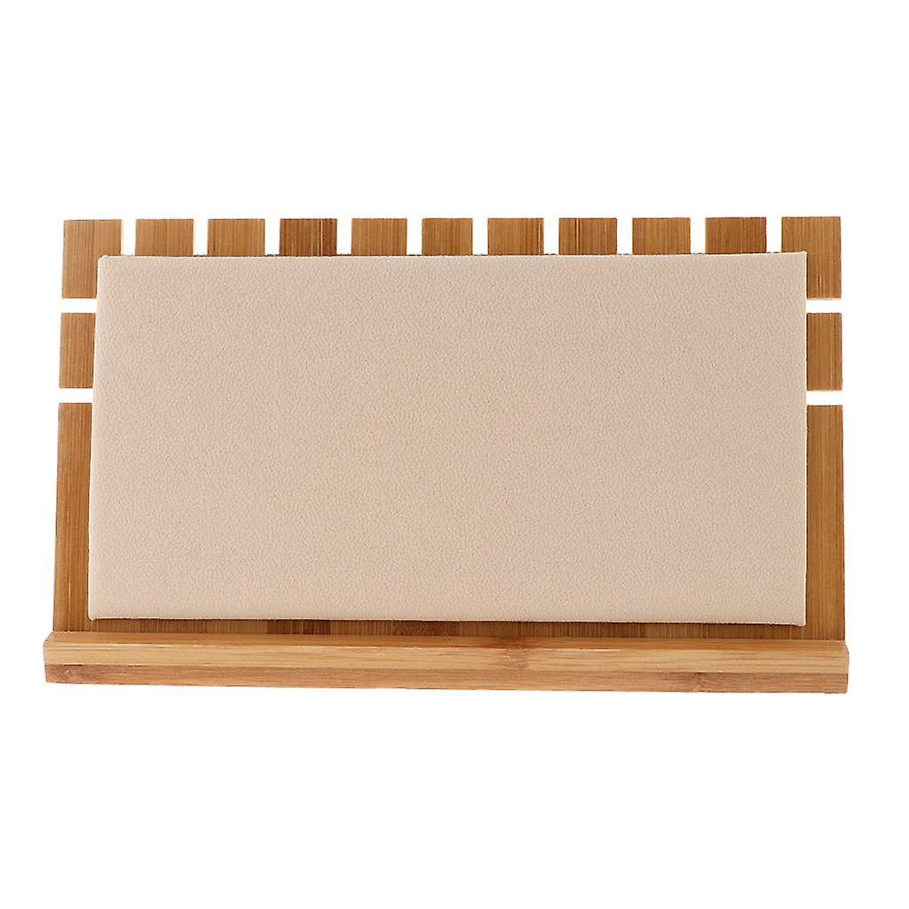 Solid Bamboo Wood Pendant Necklace Display Hanging Holder Stand  Large Size