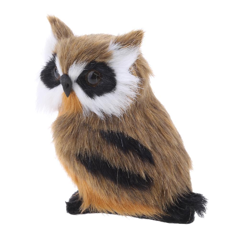Mini Simulation Owl Animal Home Decoration Simulation Artificial Owl Right