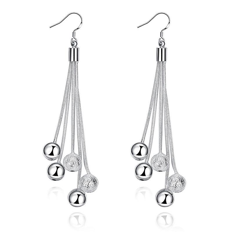 Stylish Beaded Fringed Earrings