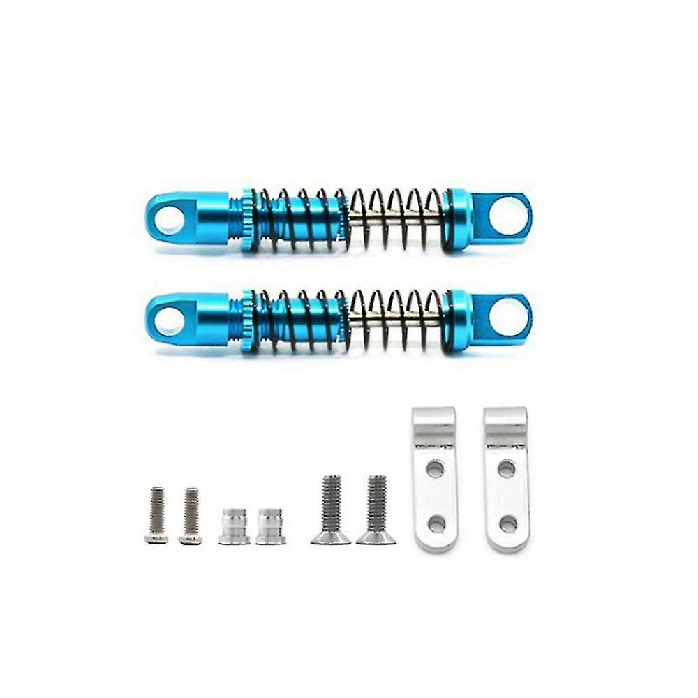 For D12 Model Car Upgrade Parts Metal Rear Axle Spring ,blue