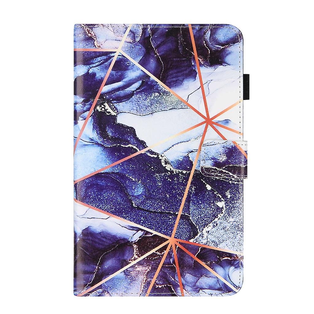 Magnetic Marble Pattern Protective Cover Case- Shell for Galaxy Tab T290/T295
