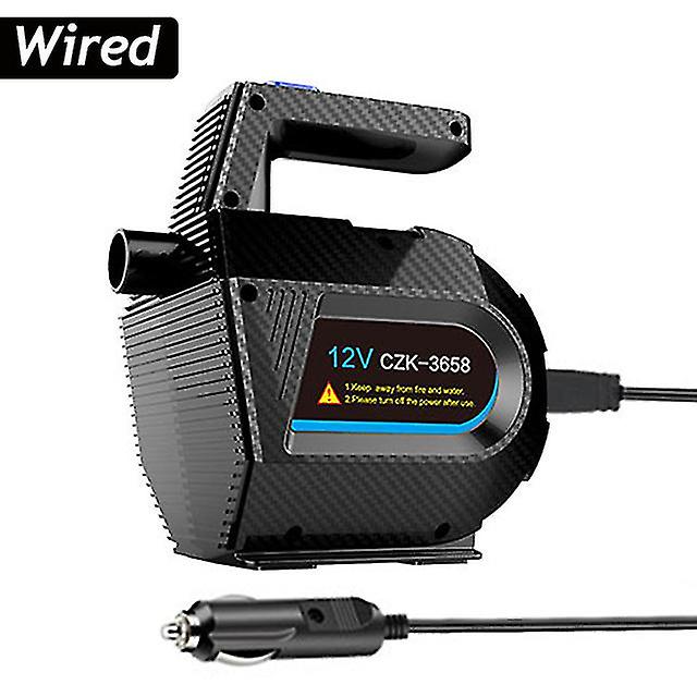 Electric Inflator Pump + Compression Air Pump For Inflatable Bed Couch Pool Raft Boat Toy And Storage Compression Bag