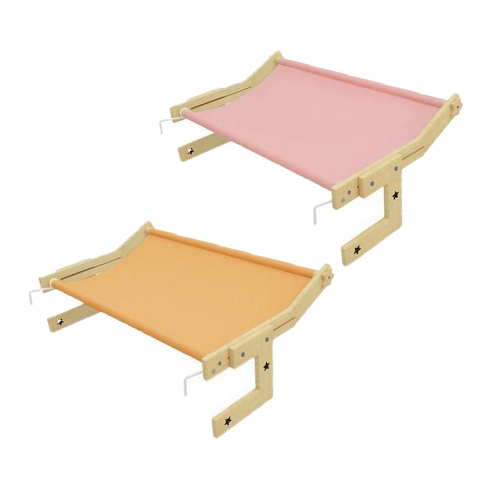 2Pcs Cat Window Perch Blanket Window Hanging Bed Hammock for Indoor Cats