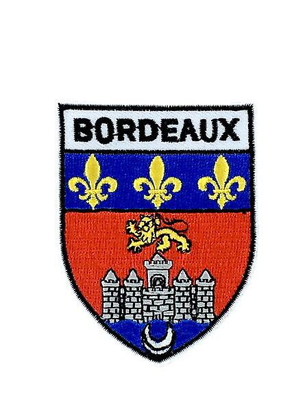 Patch Ecusson Brode Thermocollant Flag Blason Arms Bordeaux Emblem