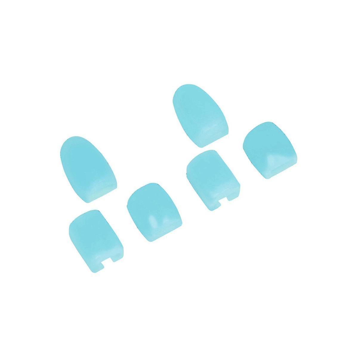 6 Pcs Saxophone Side Key Pad Heightening Pad Accessories Saxophone Thumb Pad Refers To The Sleeve Side Keys,blue