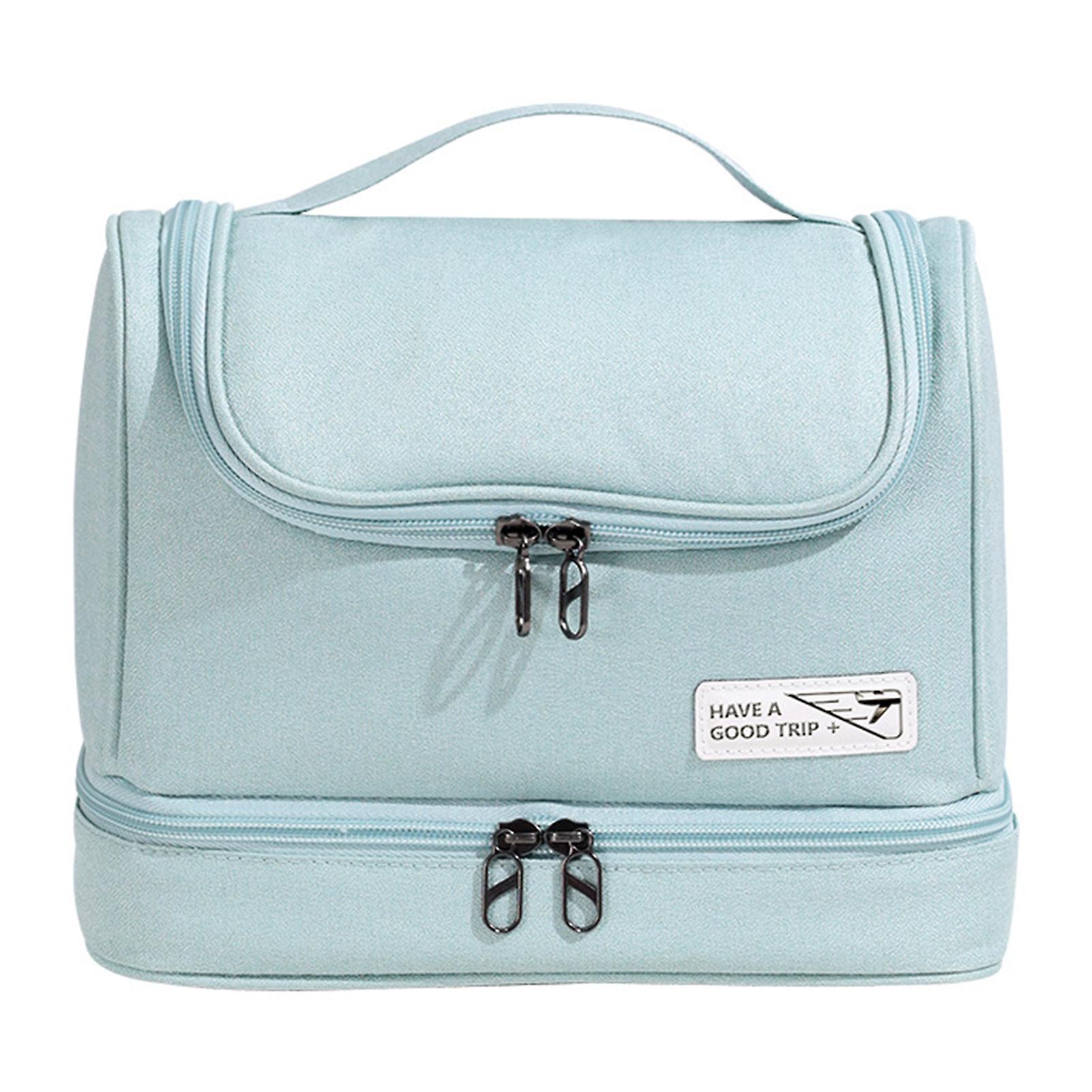 Simple Wet Dry Separation Toiletry Storage Bag Large Capacity Lightweight Wash Bag for Home Hotel Makeup
