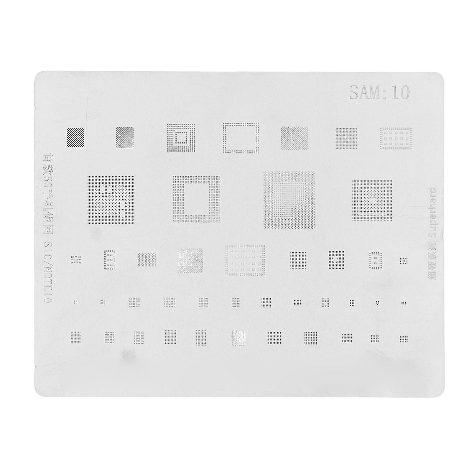 Reballing Stencil CPU Rework Net Stainless Steel Soldering Rework Template for Mobile Phone Repair