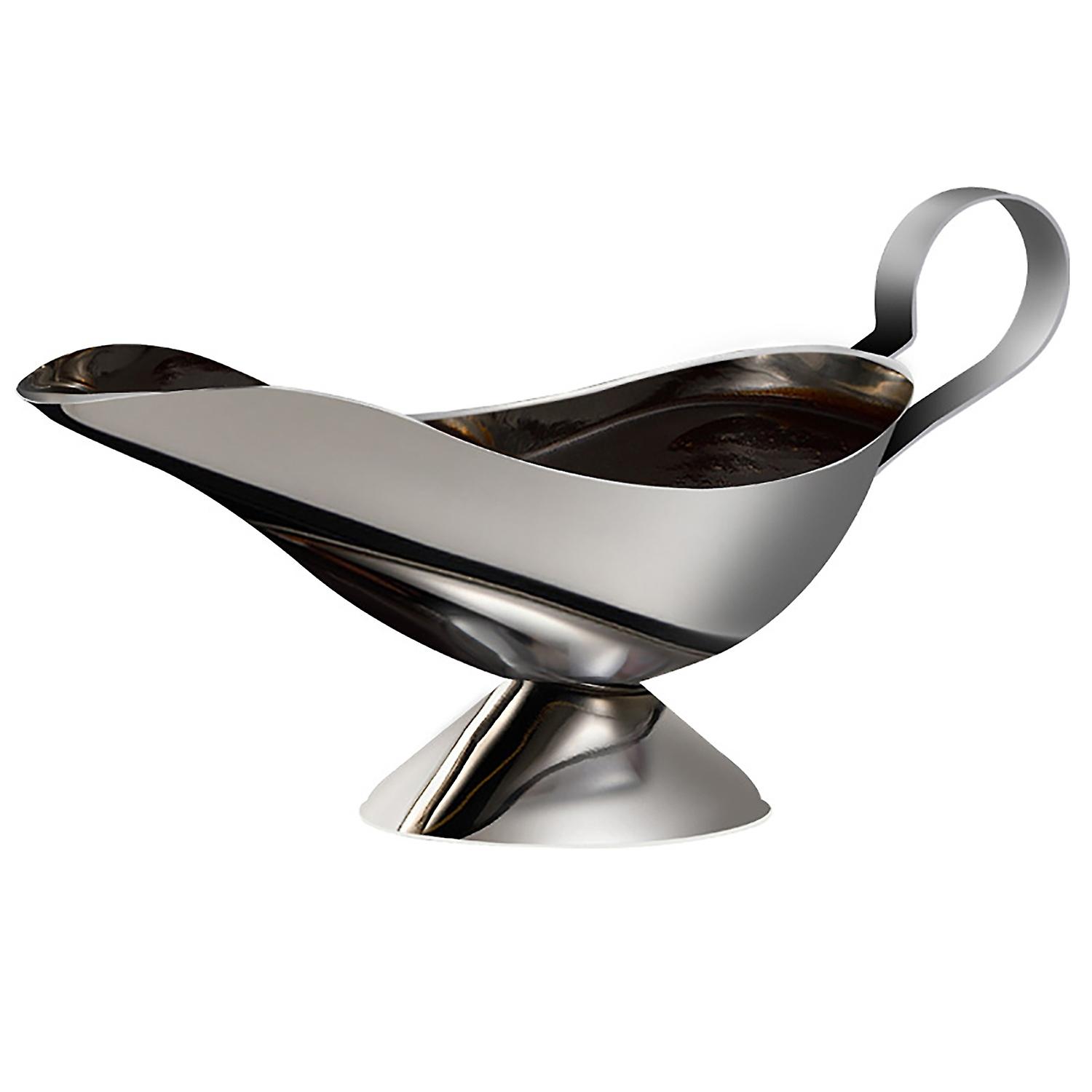ZHOUBA 150/240ml Sauce Boat Thickened Easy Pour Stainless Steel Tomato Juice Black Pepper Gravy Boat