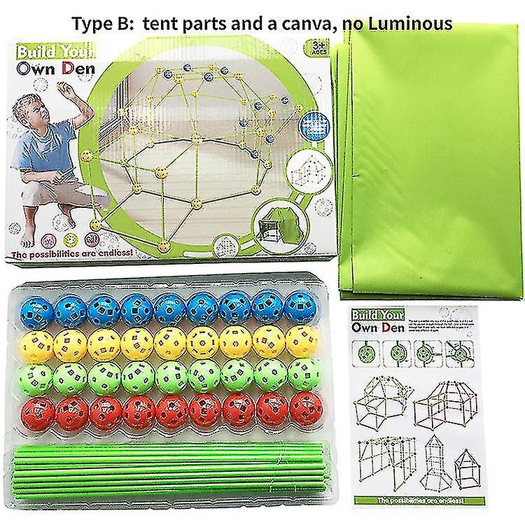 Construction Fort Building Kits For Kids Diy Building Fortress Building Castles Tunnels Play Tent To