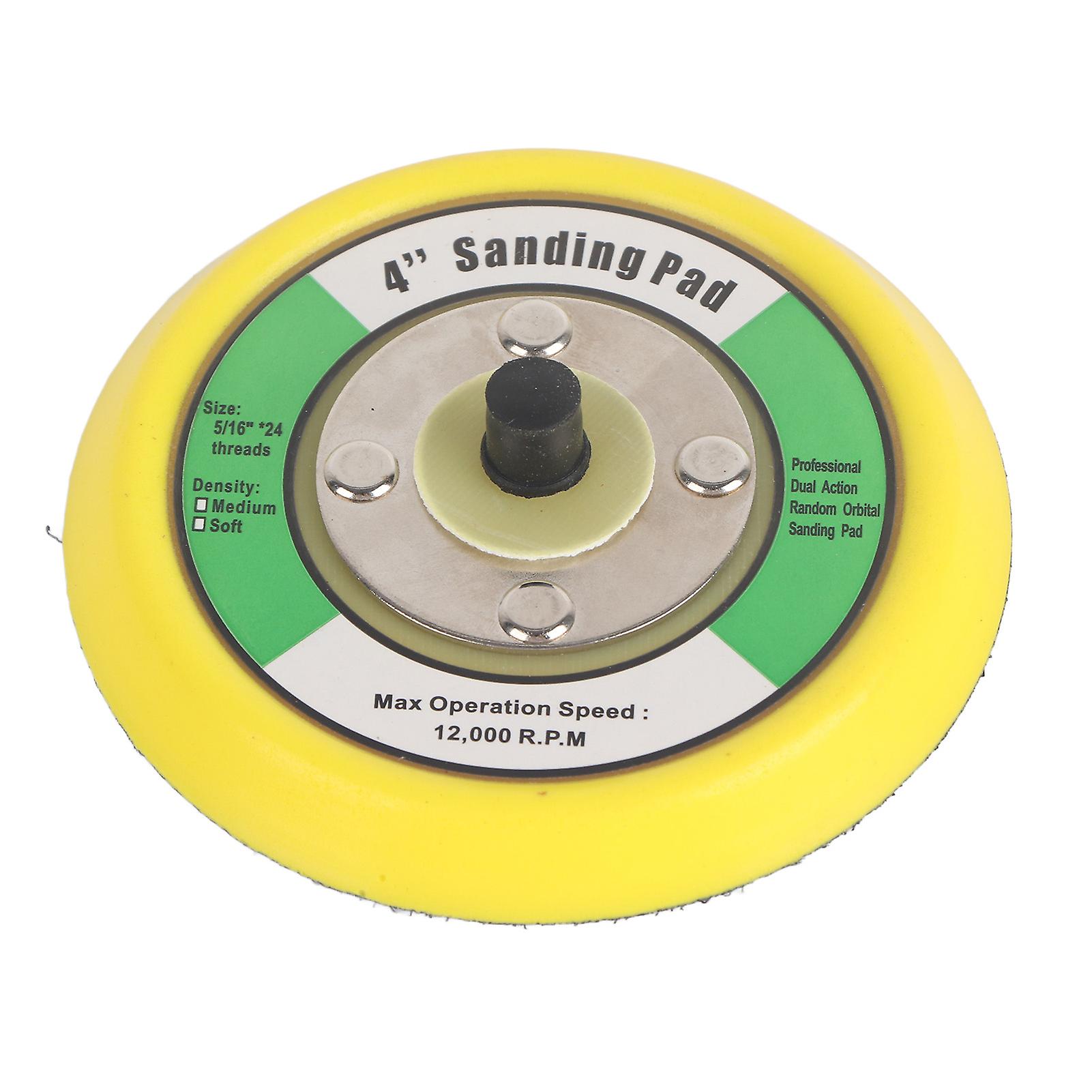 4in Round Sander Holder Buffing Pad Universal Polishing Sanding Machine Tray Base