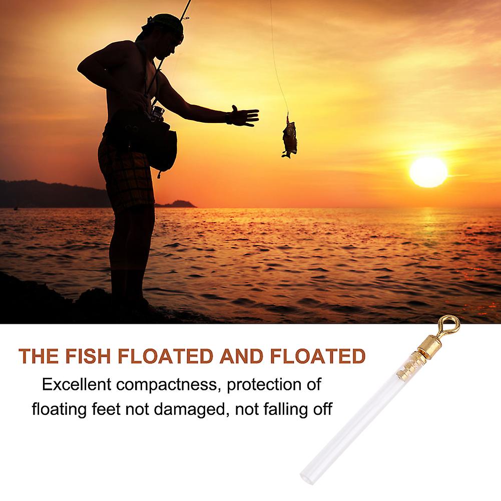 50pcs New Fishing Swivels with Tube Floats, Adapters and Accessories (L)