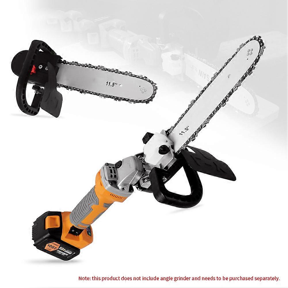 11.5" Electric Chainsaw Conversion Kit for Angle Grinder Woodworking