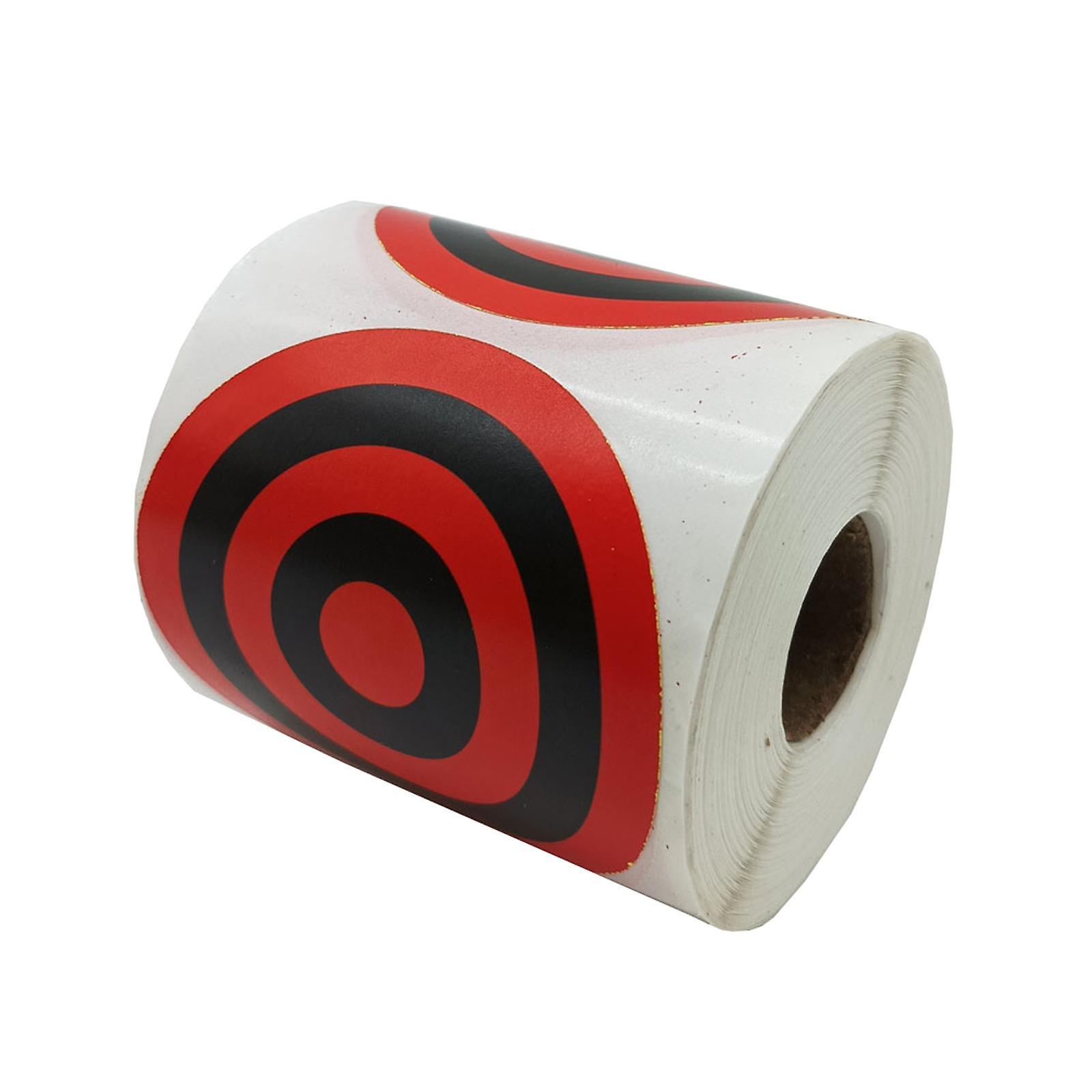 1Roll 3" Splatter Shooting Target Stickers Shooting Training Practice Red