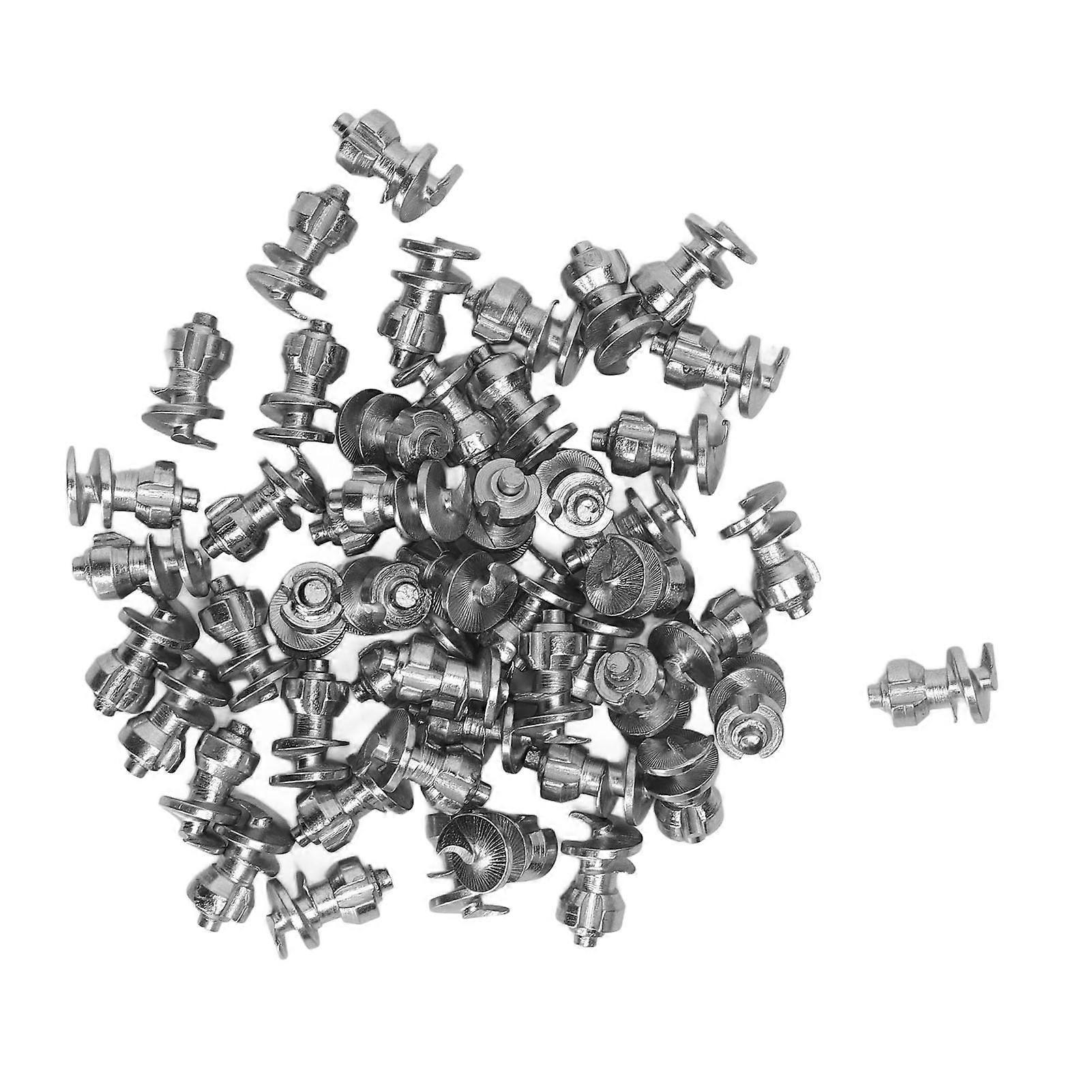 50PCS Pneumatici Prigionieri Viti Antiscivolo Acciaio Durevole Costruito Universale per Auto Camion Moto Veicoli Fuoristrada Presa Migliorata Stabilità