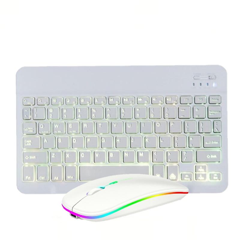 RGB Backlit Bluetooth Keyboard And Mouse Set