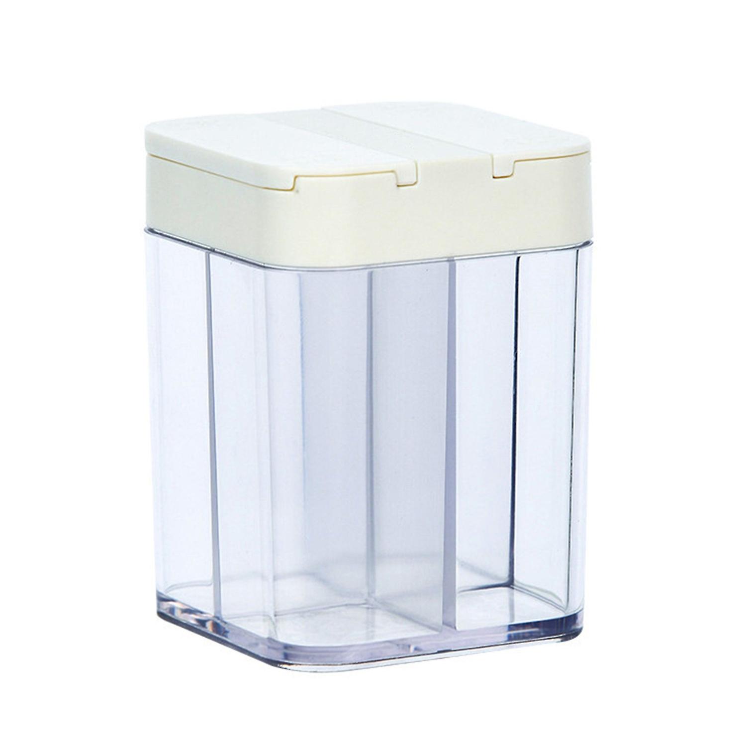 Spice Storage Bottle Convenient Large Capacity Fresh-keeping 4-cell Storage Kitchen Spice Storage