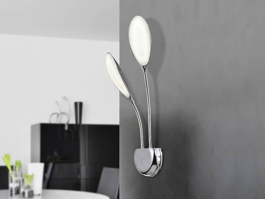 Lucila Integrated LED 2 Light Wall Lamp Chrome
