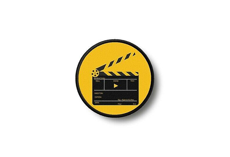 Patch badge ecusson prints thermocollant clap cinema