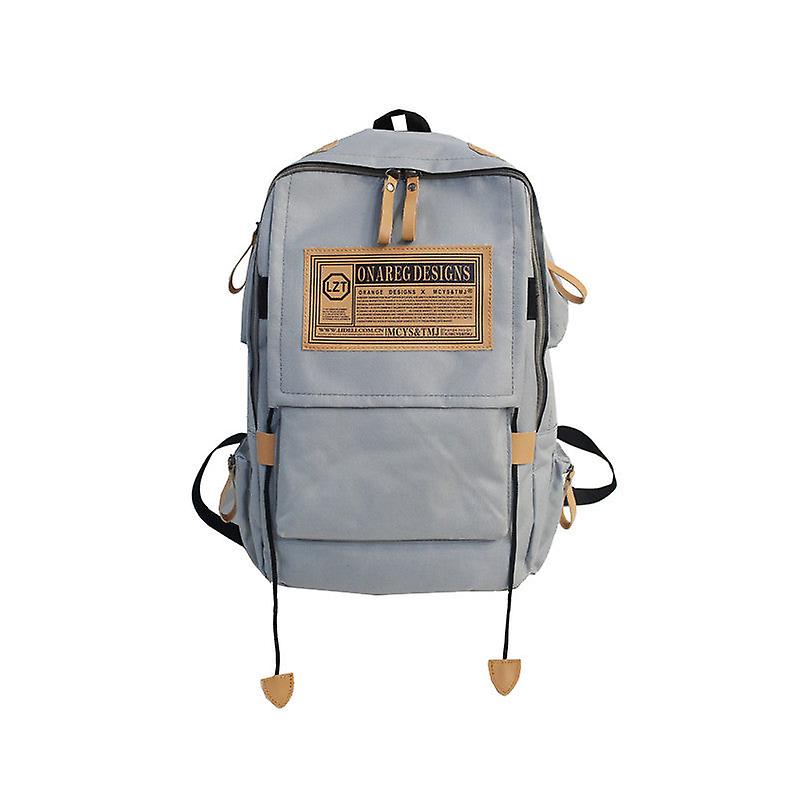 حقيبة ظهر طالب المدرسة حقيبة كتب كلية حقيبة سفر هوك محايد أكسفورد القماش رسائل