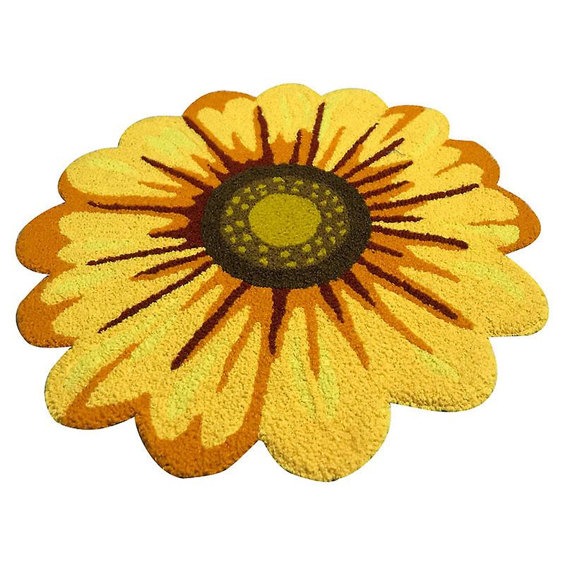 Bath Mat Non Slip Absorbent Shower Bathroom Rug Carpet Creative Home Round