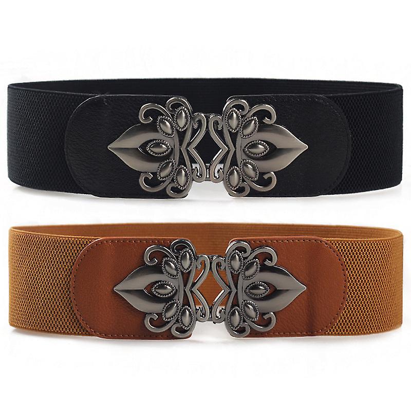 La modă femei wide talie Sigiliu elastic centura elastica All-match femei Wide Belt decorare