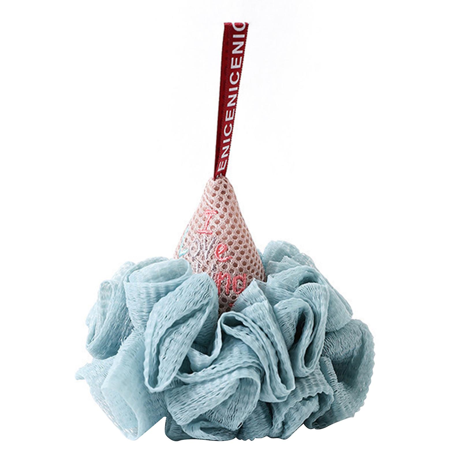 Lovely Ice Cream Shape Bath Ball Comfortable Quick-Drying Towel for Shoulder Back Leg