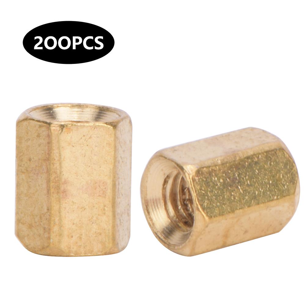 Motherboard Brass Standoff Coupling Hex Nuts Accessories M3 2-Ways M3x5/6/8/10/12/15/20-50200Pcs M3 x 6