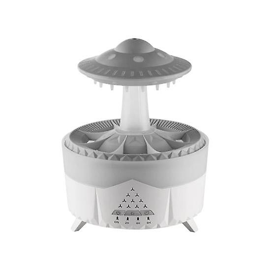 Cool Mist Rain Cloud Humidifier with Remote Control Low Noise Essential Oil Diffuser Desktop Humidifier with Colorful Light