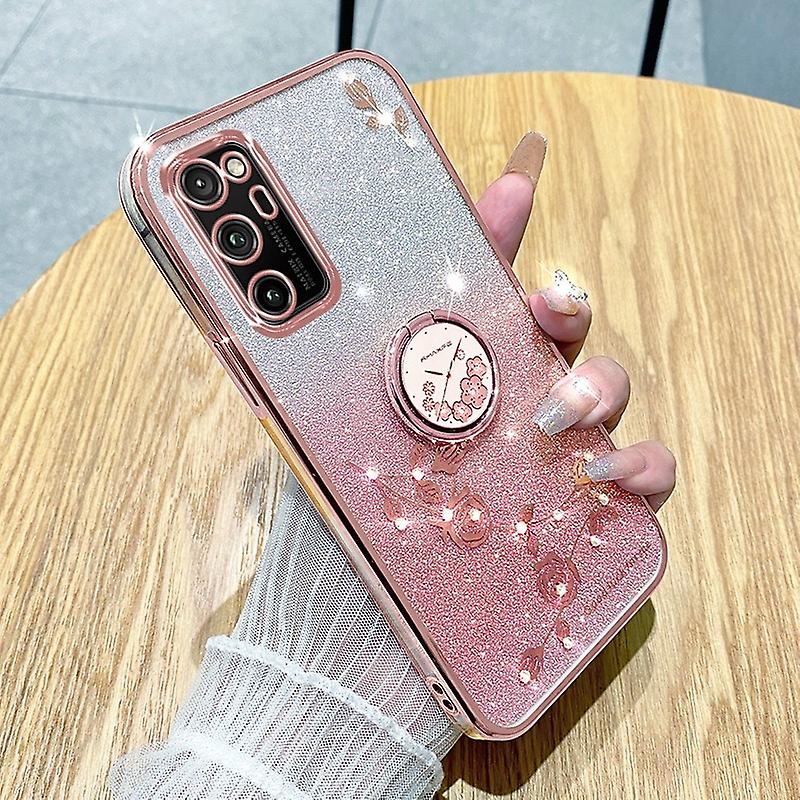 Gradient Flower Case för Honor V30 Pro