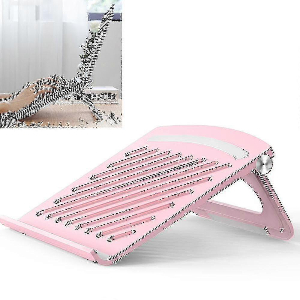 Foldable Laptop Stand, Portable Aluminum Computer Riser, Adjustable