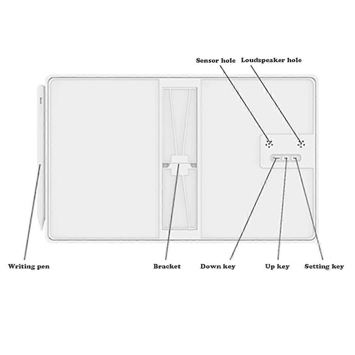 Multi-function Electronic Calendar Desktop Calendar Lcd Handwriting Board Office Memo Desktop Ornam