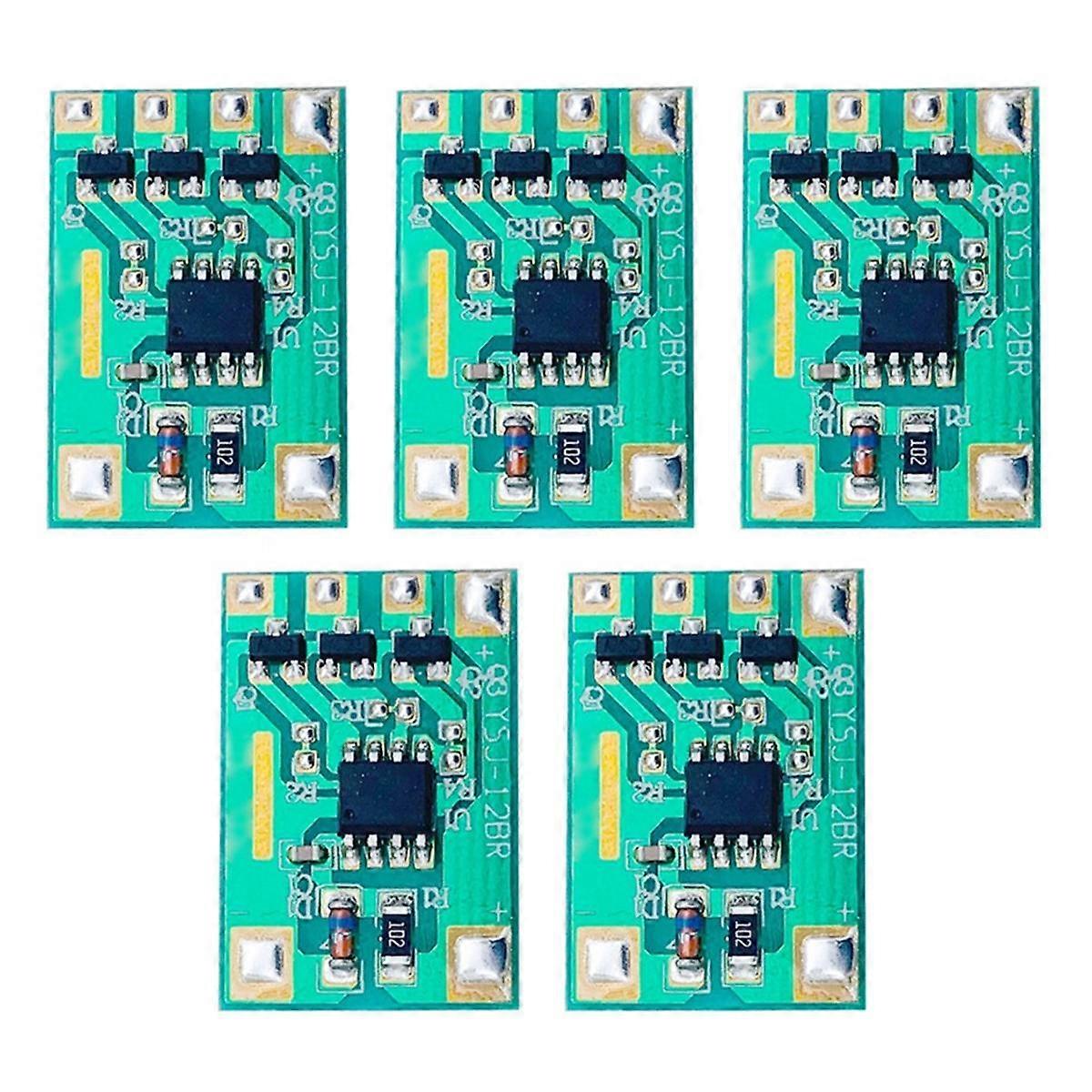 5Pcs Gradient Light Controller Automatic Dimmer Breathing Light Driver Module DC 3-12V with Slow Flashing Chip IC