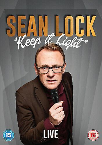 Sean Lock Keep It Light - Live DVD (2017) Sean Lock cert 15 - Region 2