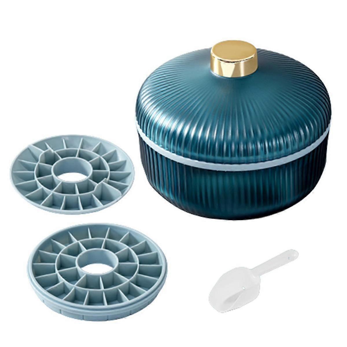 Food Grade Silicone Ice Cube Trays With Lid,ice Cube Mold For Freezer, Ice Trays With Bin Ice Ball