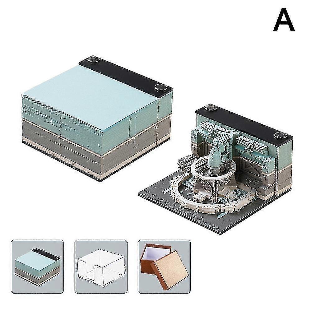 Future Ecosphere Block 3d Memo Pads Calendar Advent Sticky Notes