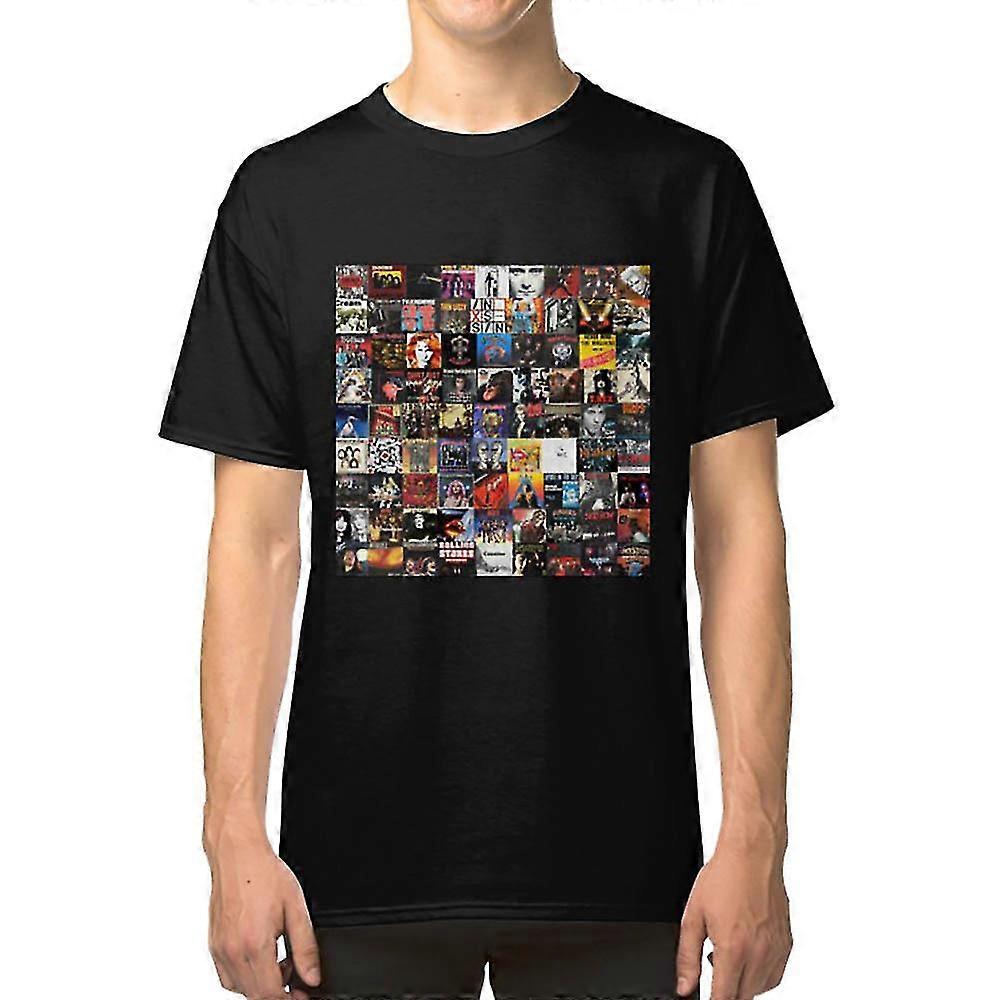 Rock Vinyl Collage T-shirt