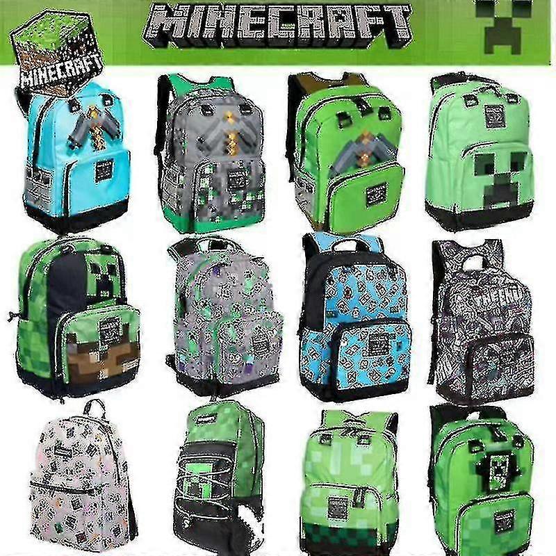 Minecraft Schoolbag Elementary School Children's Schoolbag Backpack High Quality
