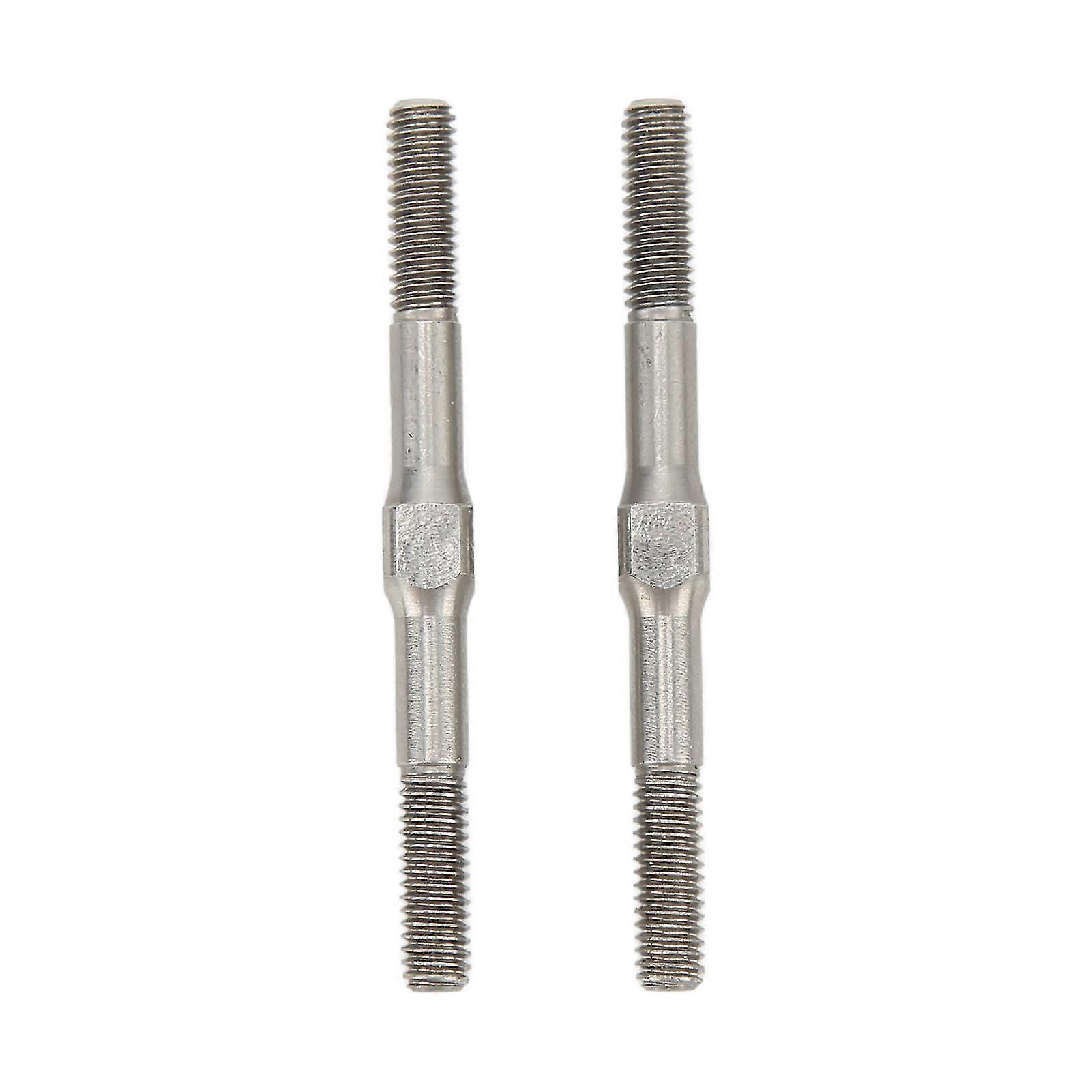 48mmWearResistantSteelTurnbucklePullRodcompatiblewith1/10RCCars(2pcs)
