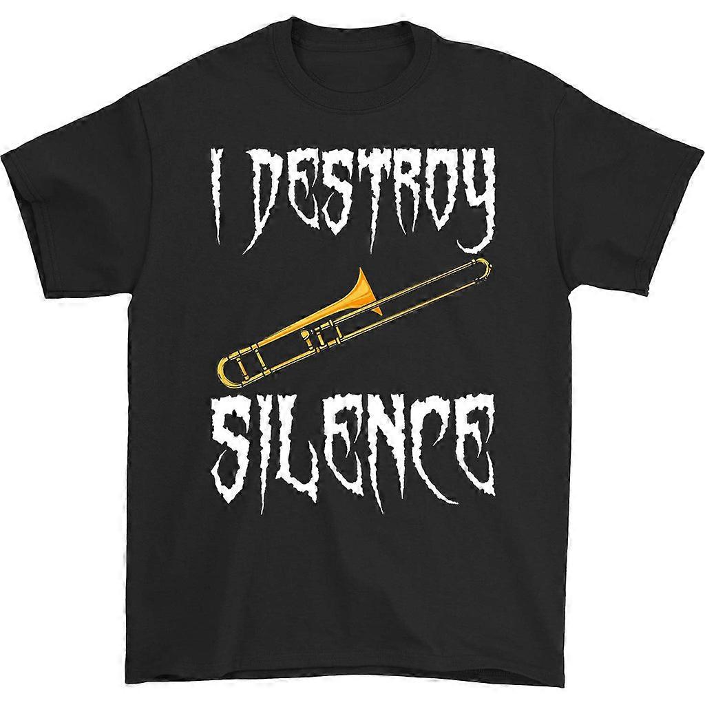 I Destroy Silence 70s T-shirt