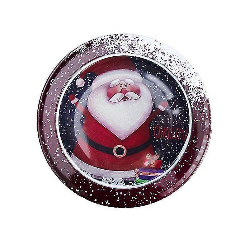 1pc clear window xmas candy box xmas decorative cookies case xmas storage box