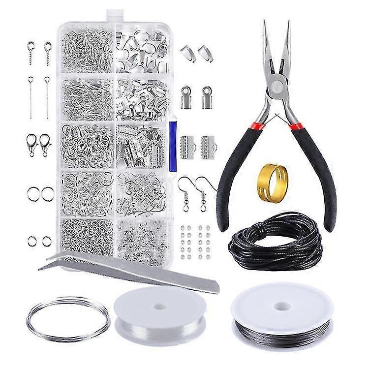 Diy Takı Yapım Bulguları Klips Toka Istakoz Tokalı Açık Atlama Yüzükleri Küpe Kancası Takı Malzemeleri İçin Kit