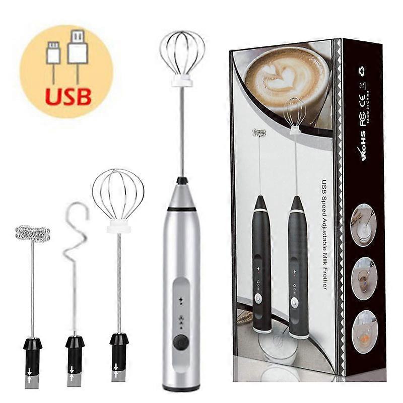 Milk Frother Handheld Electric Foam Maker for Coffee Lattes Mini Blender and Foamer with