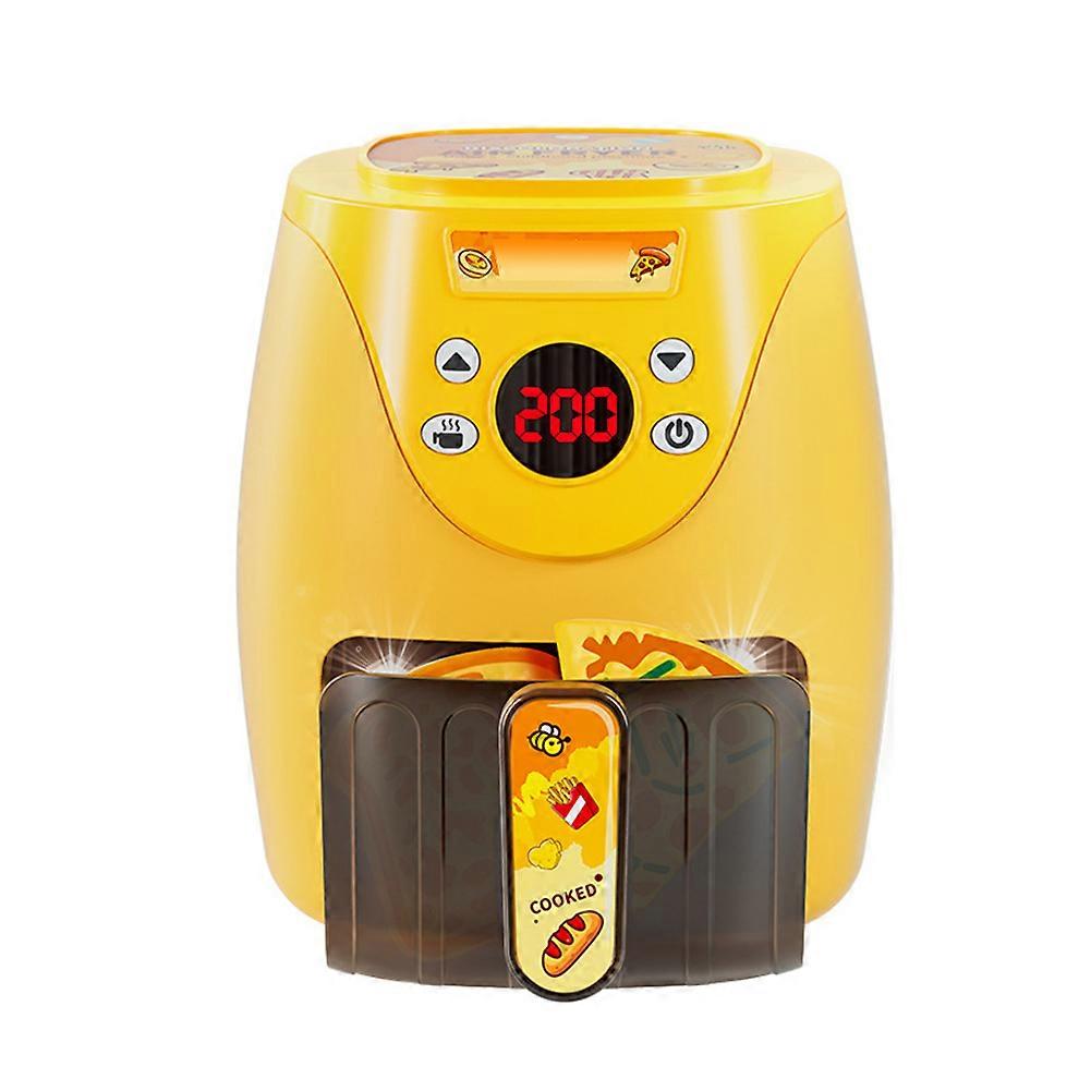 Friteuse à air pour enfants, ensemble de jouets de cuisine sonore, lumineux et changeant de couleur