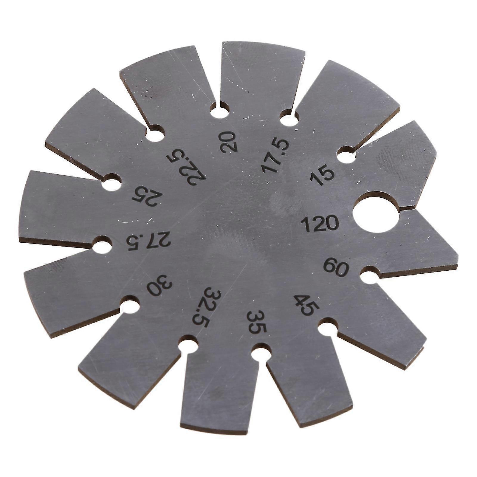 Calibro per smusso a coltello Calibro per angolo in acciaio inossidabile Strumento di misurazione Strumenti di calibro