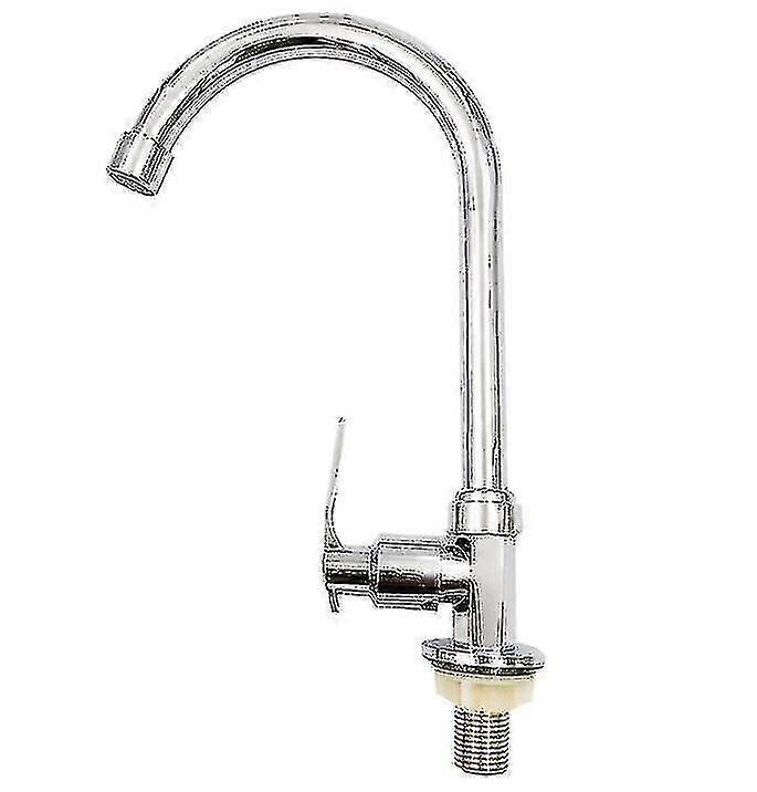 Hexagonal Vertical Vegetable Basin Faucet 4 Points Single Cold Water Faucet Wash