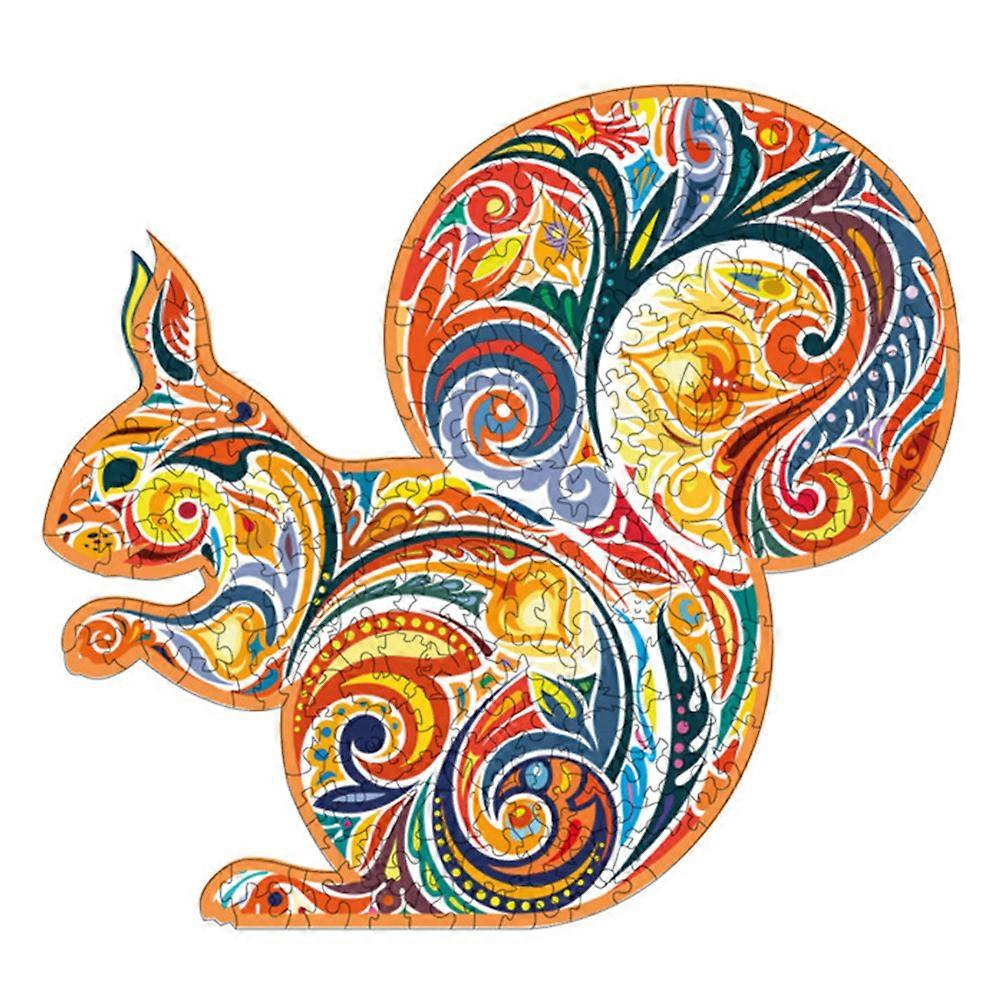Wooden Jigsaw Puzzles Animal Shaped Jigsaw Pieces Best Gift for Adults and Kids Family Game Play Collection