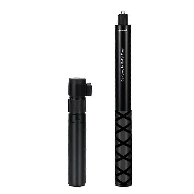 Invisible Selfie Stick Extended Bullet Time Cord回転式ハンドル、Insta360 X3用一体型三脚付き